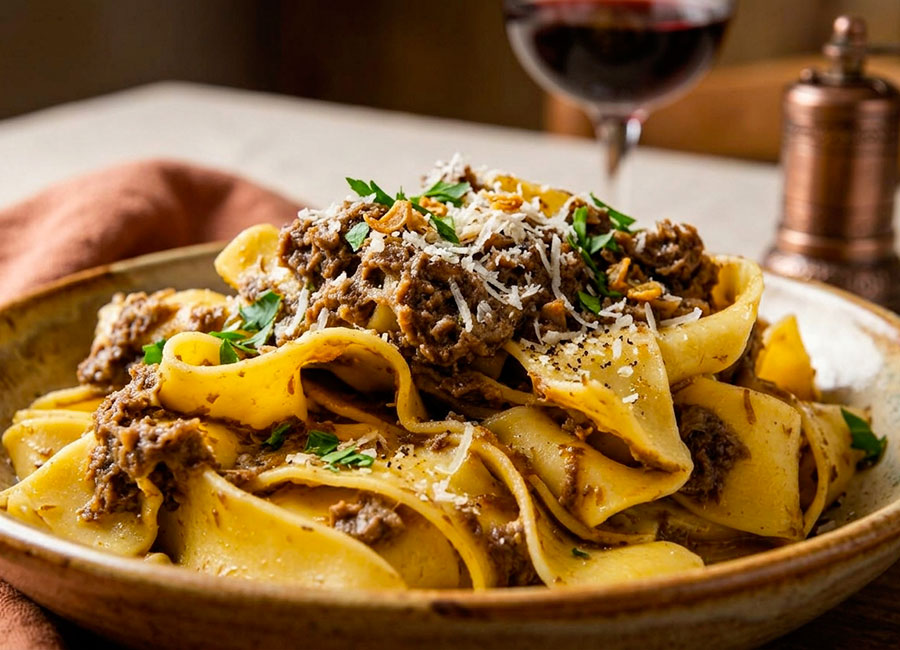 cosa sono pappardelle al cinghiale toscane